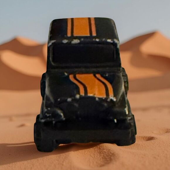 Kidco 1982 CJ-7 4X4 Forrest Tough Wheels by Orange Striped Hard Top Die Cast Jee - Picture 3 of 5